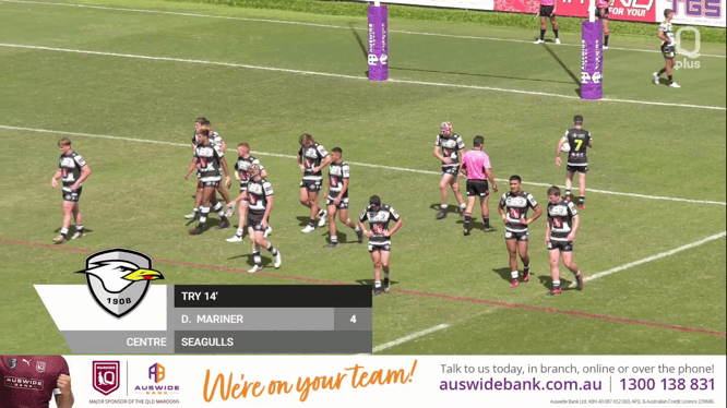 Townsville Blackhawks v Tweed Seagulls in the Intrust Super Cup. Live graphics and in-stream sponsorship powered by LIGR.Live.